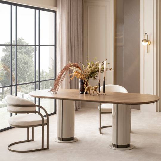 Masa de Dining de lux, Mocha