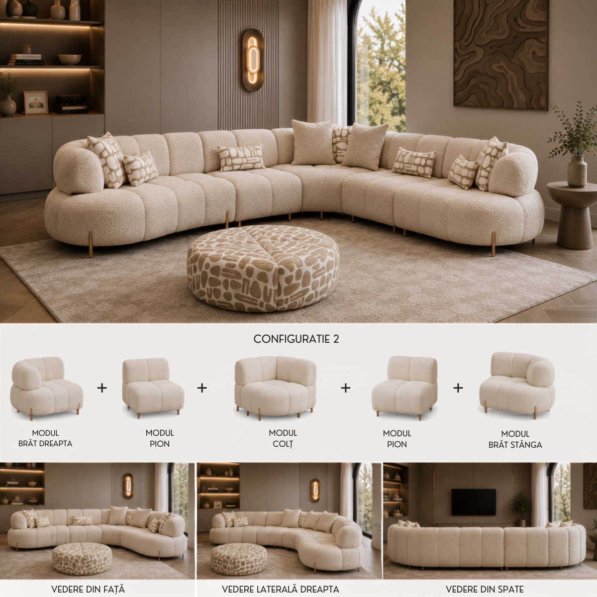 Coltar Modular Bucle, Vela