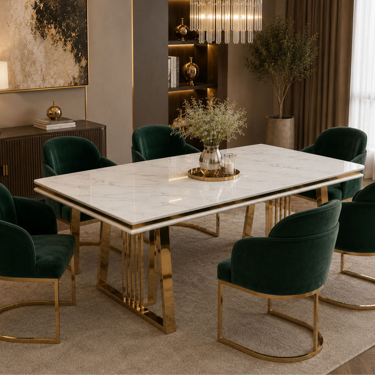 Masa de Dining de lux, Karina gold