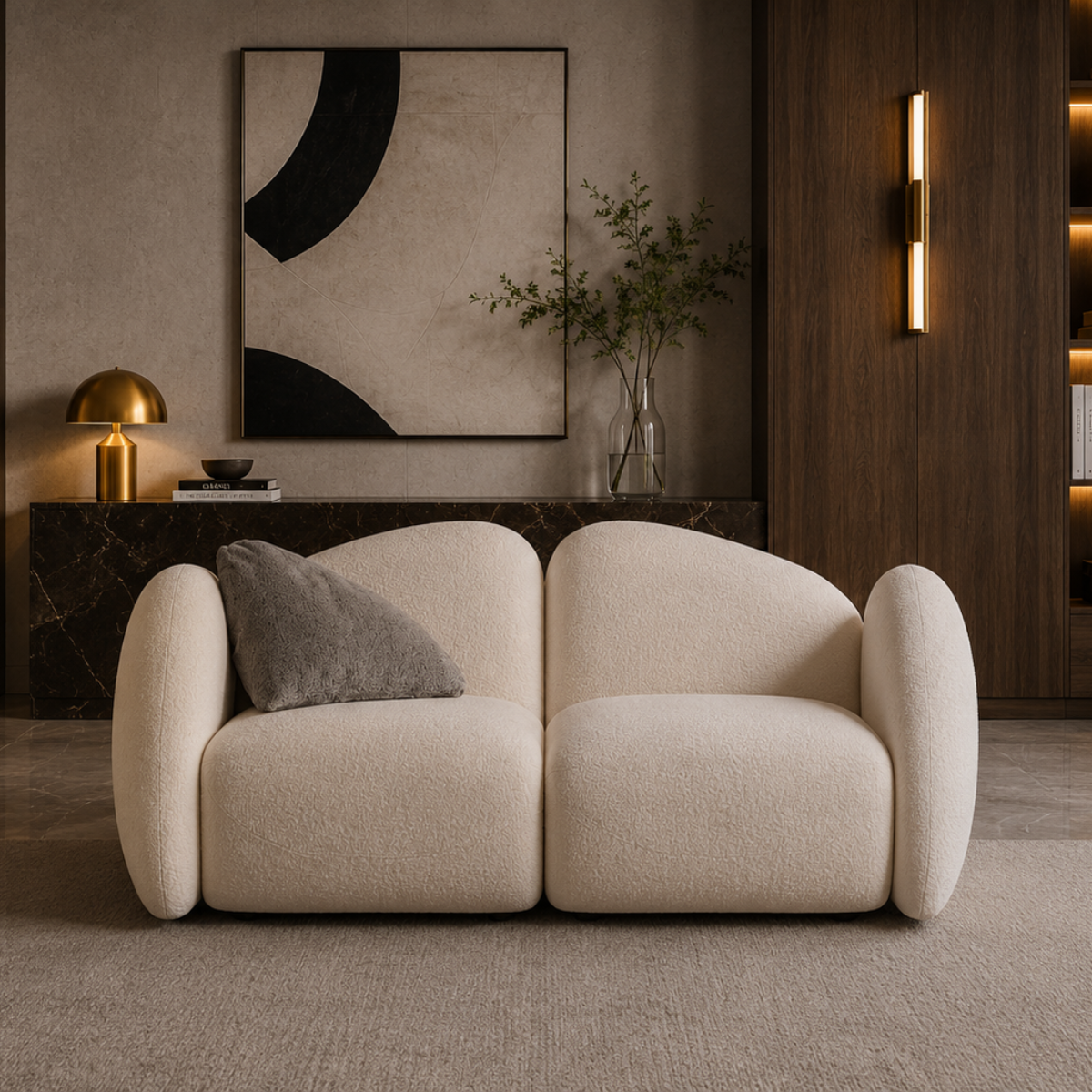 Canapea Modulara Bucle, Stone