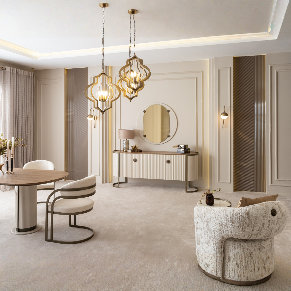 Comoda de Dining de lux, Mocha