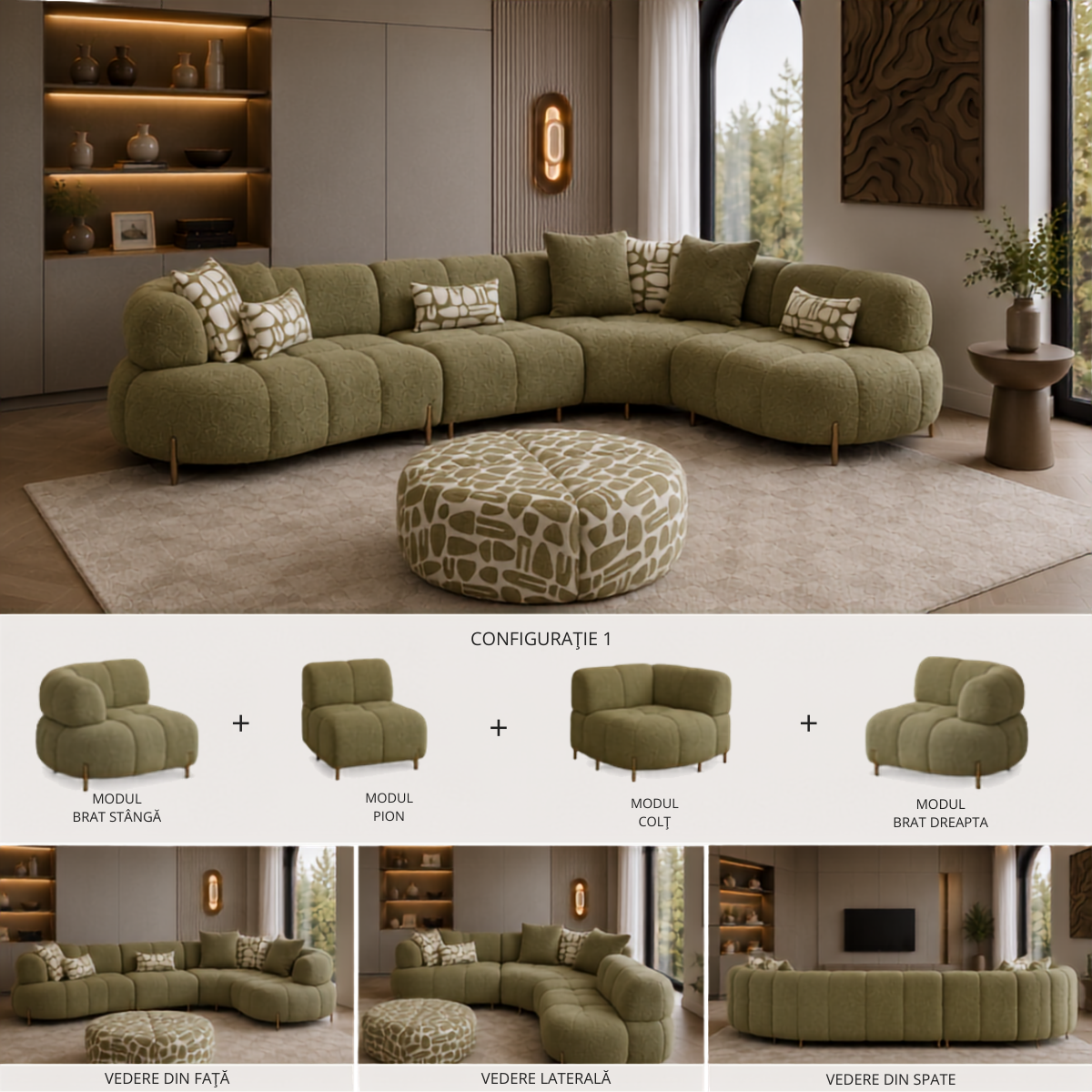 Coltar Modular Bucle, Vela