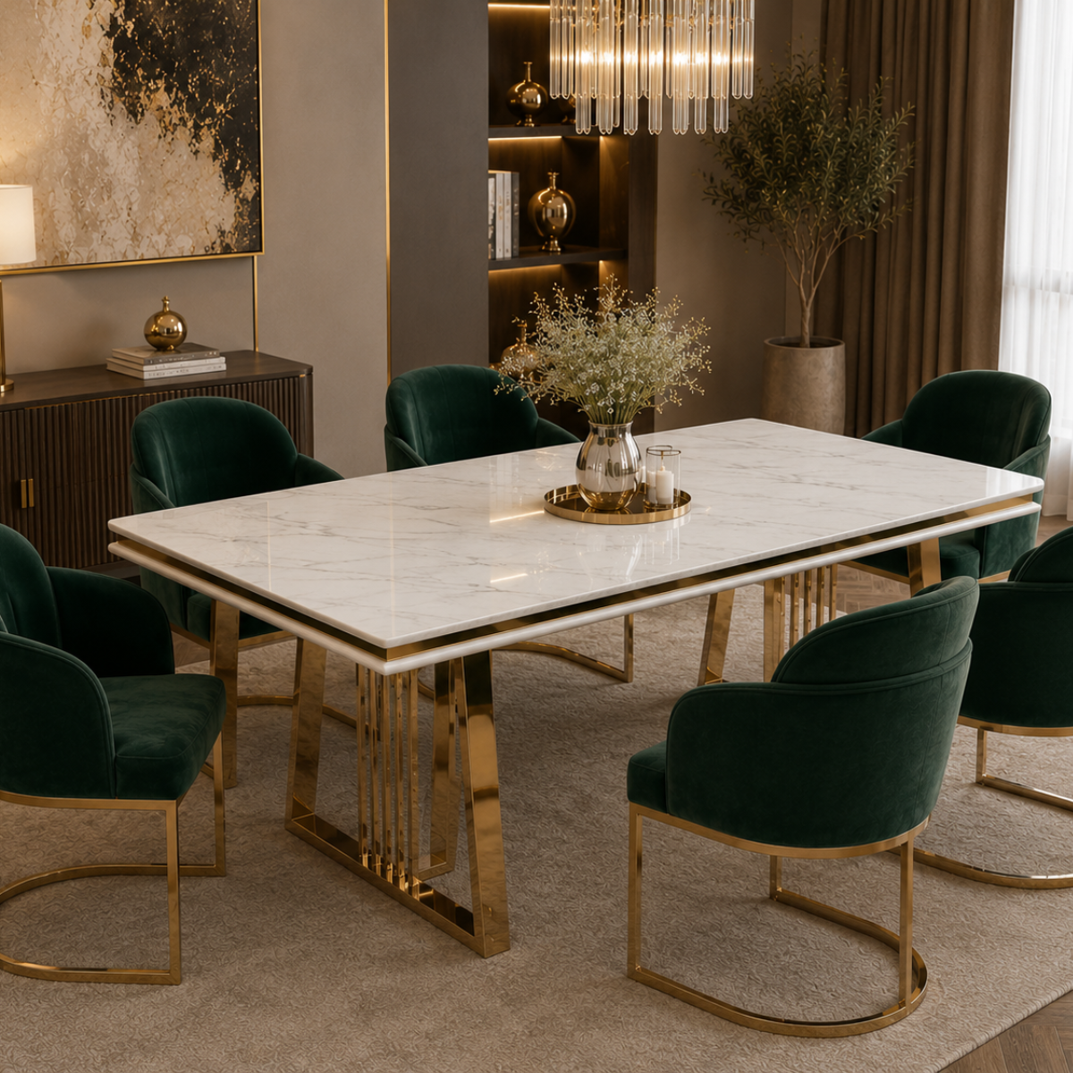 Masa de Dining de lux, Karina gold