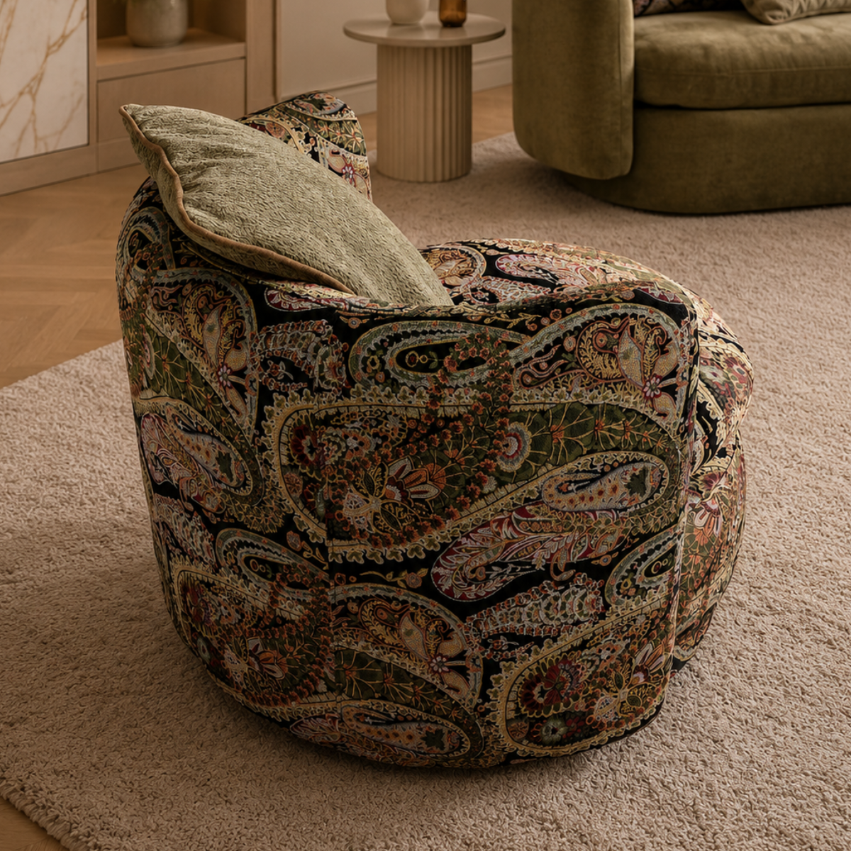 Colțar Modular Bellagio – Eleganță italiană în material bouclé