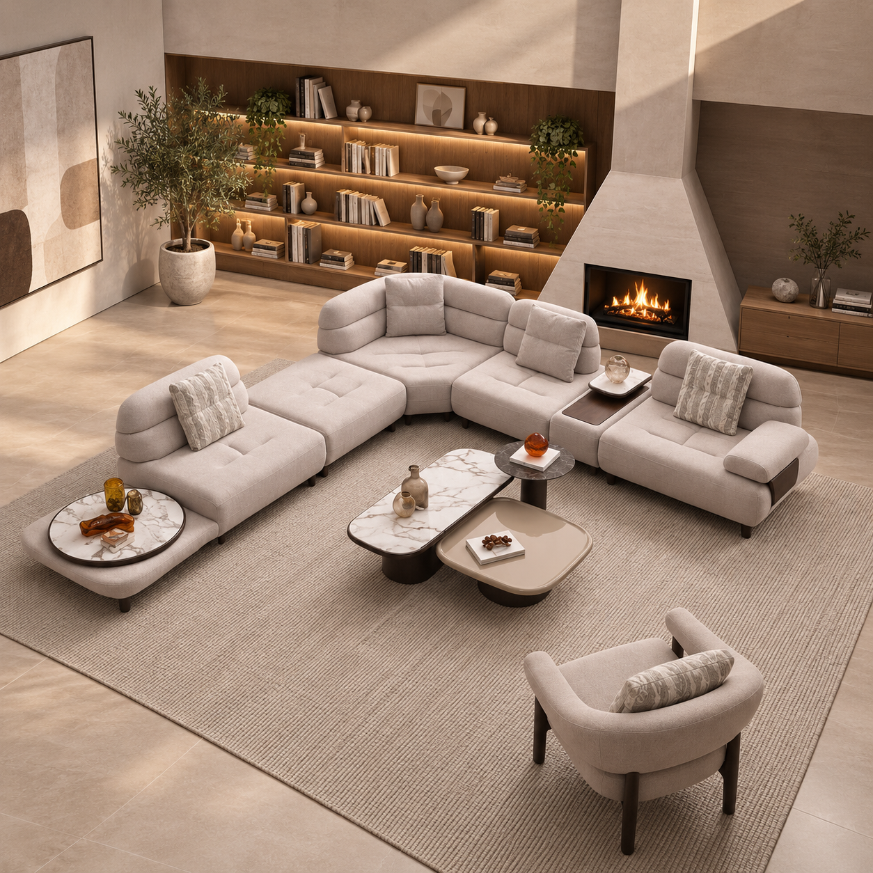 Colțar Modular de Lux, Boffi – Configurabil și Personalizabil