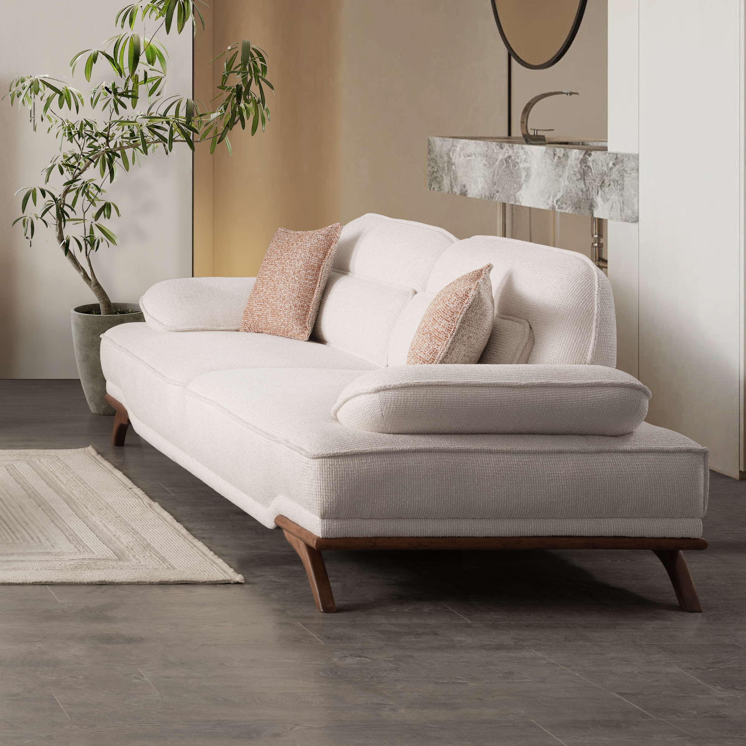 Canapea cu Recliner, Alvin