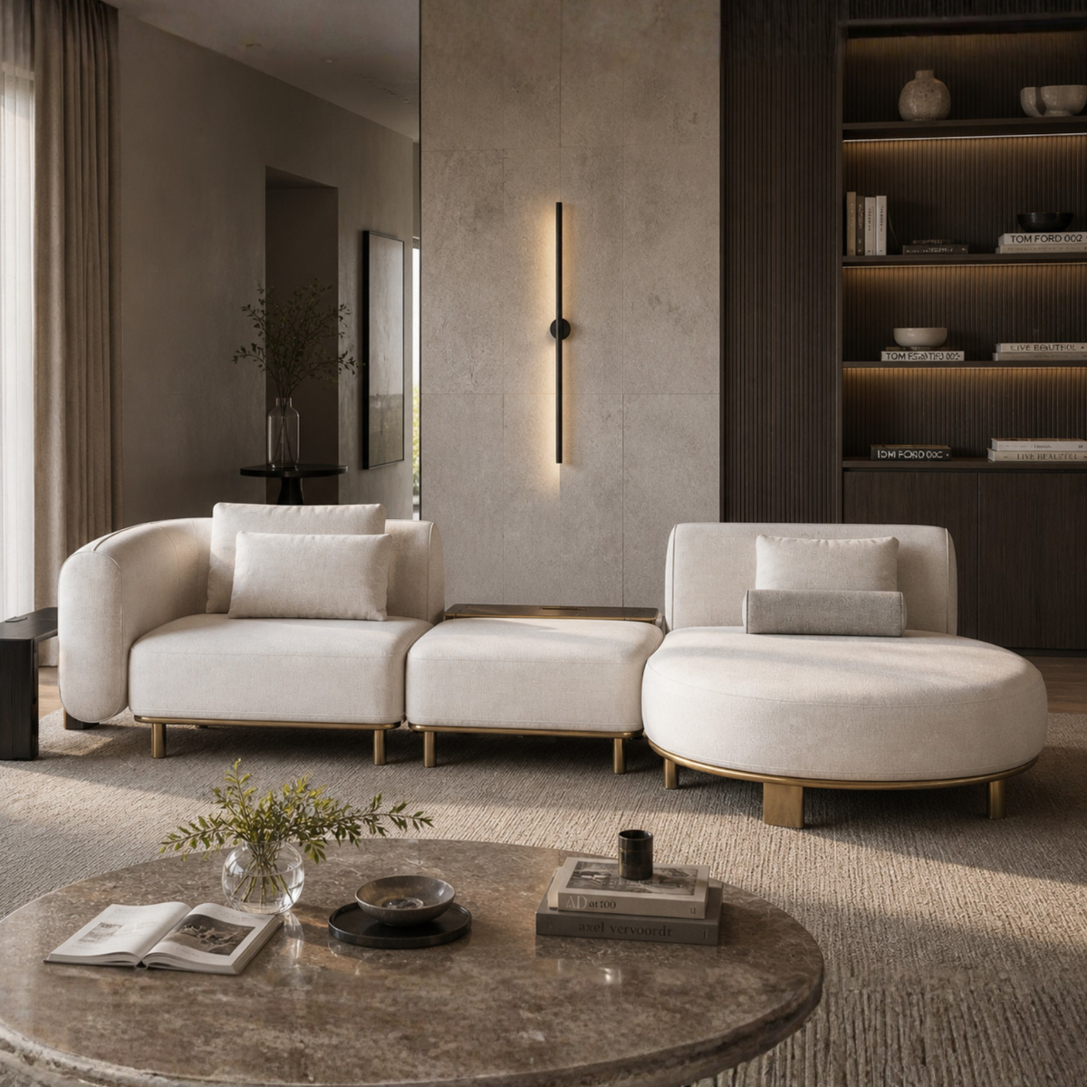 Colectia Modulara Bouclé Galla – design modern pentru living