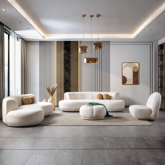 Set de canapele cu fotolii Bucle, Cavella