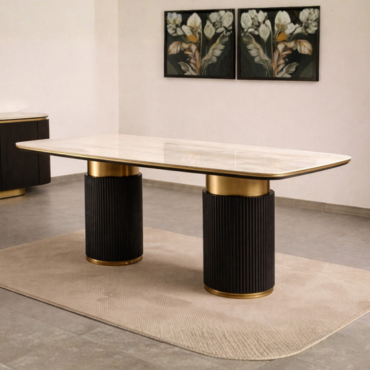 Masa De Dining, Kara Ceramic