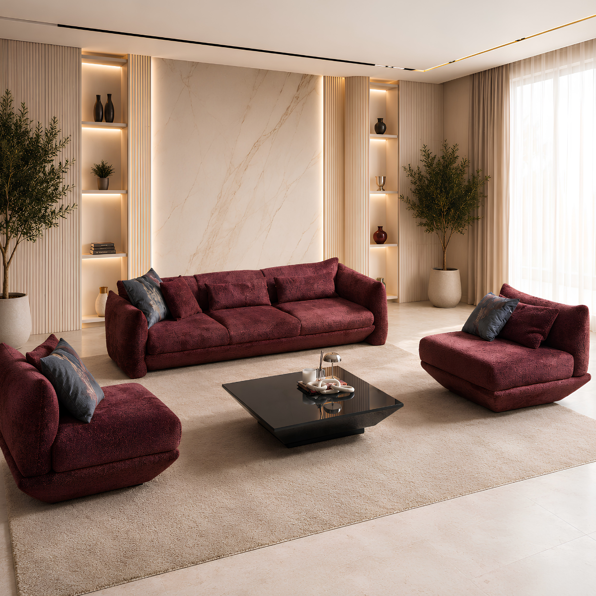 Canapea Moderna,  Rubelia- Design Italian