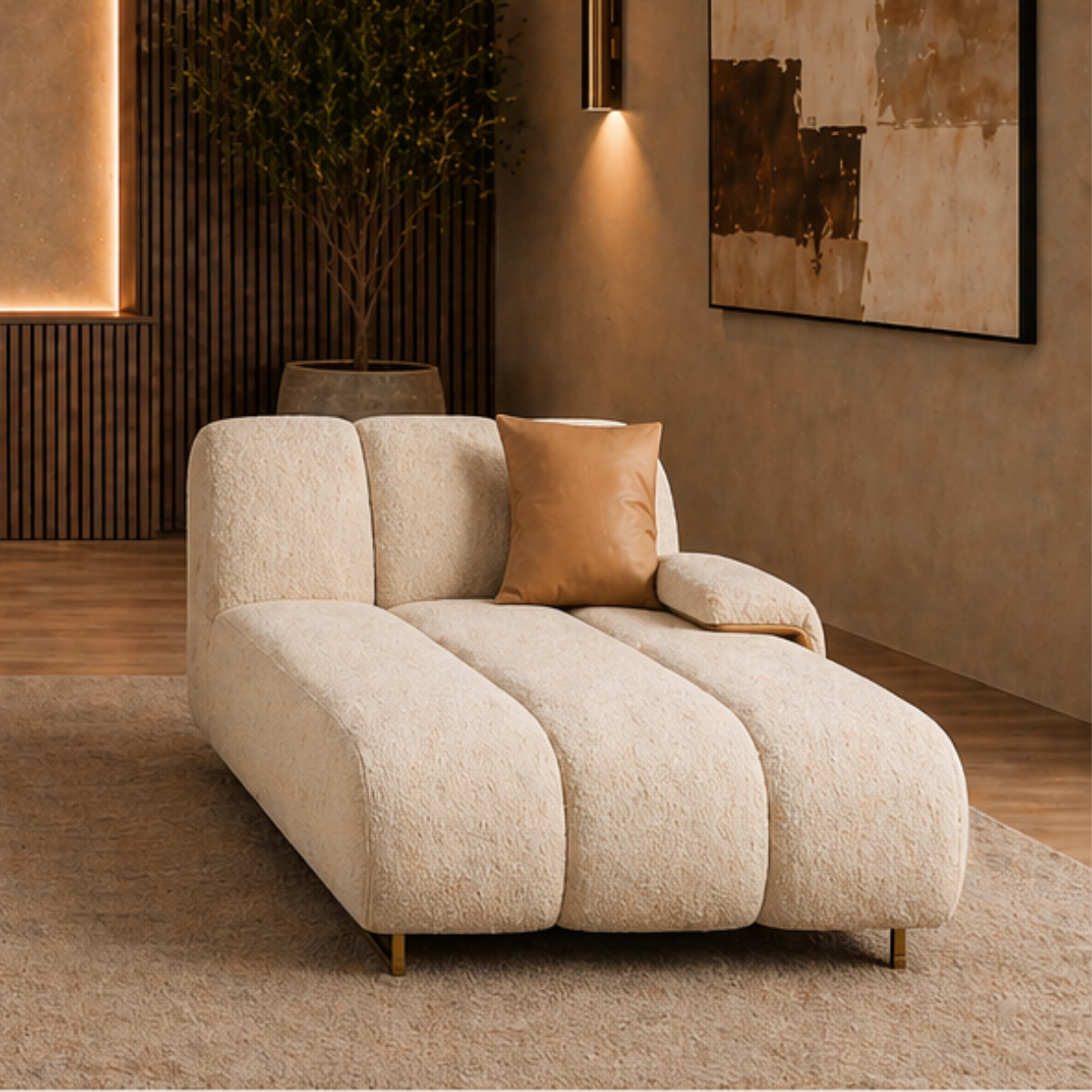 Colțar Modular Bucle cu extensie ,Terra