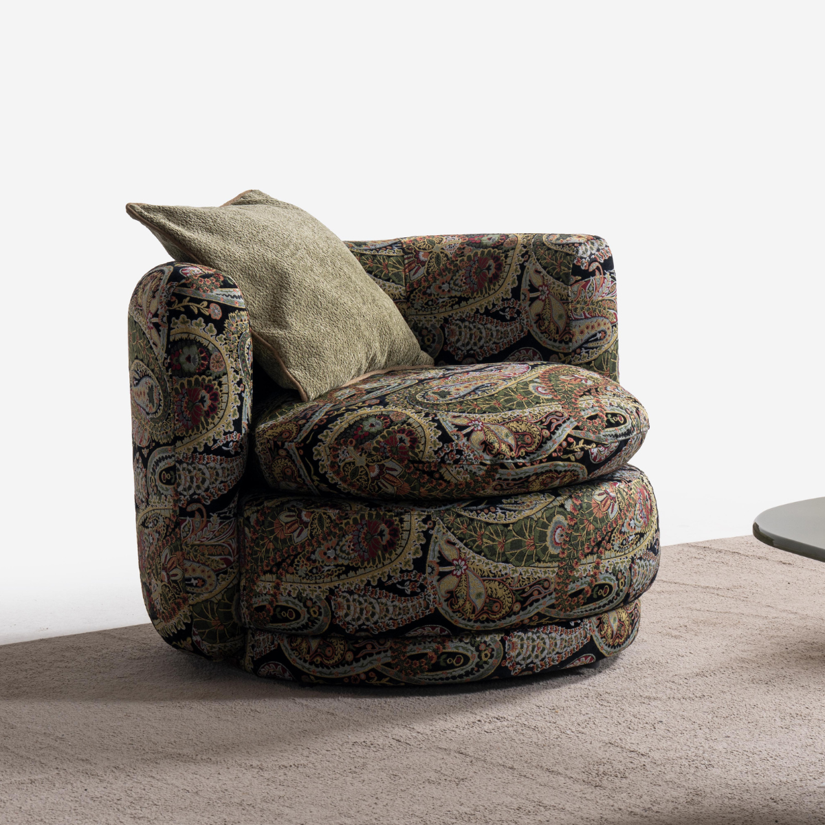 Colțar Modular Bellagio – Eleganță italiană în material bouclé