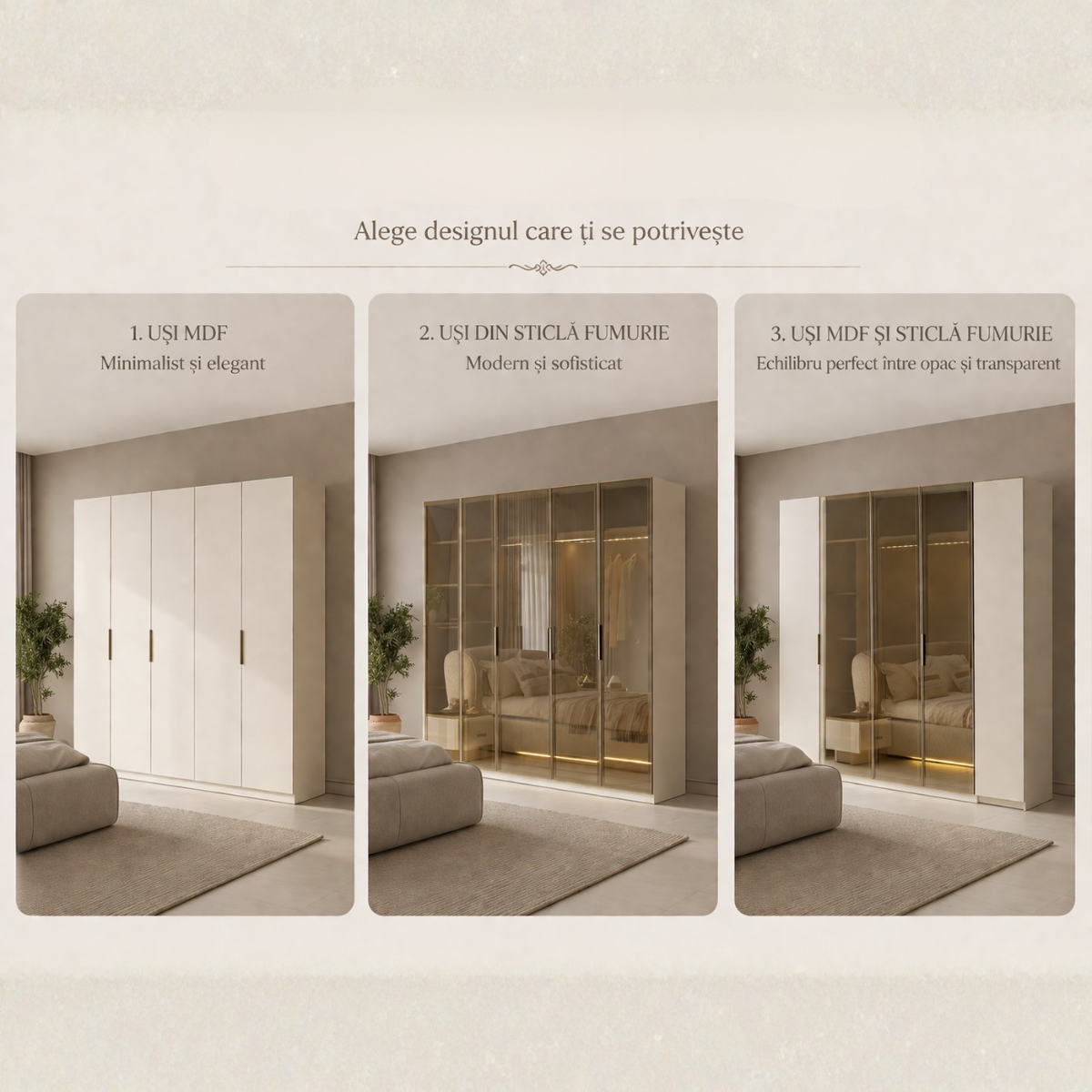 Dulap modular modern Teba