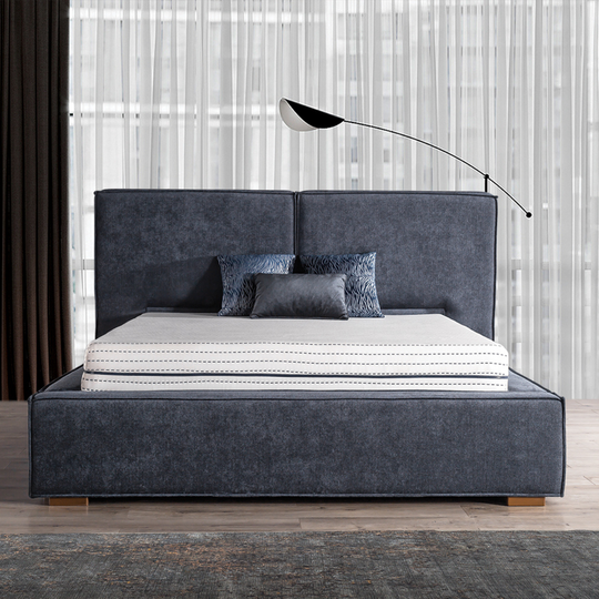 Pat tapițat de lux cu ladă, Omega