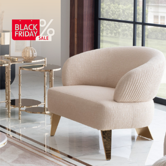 Fotoliu de lux, Electra crem