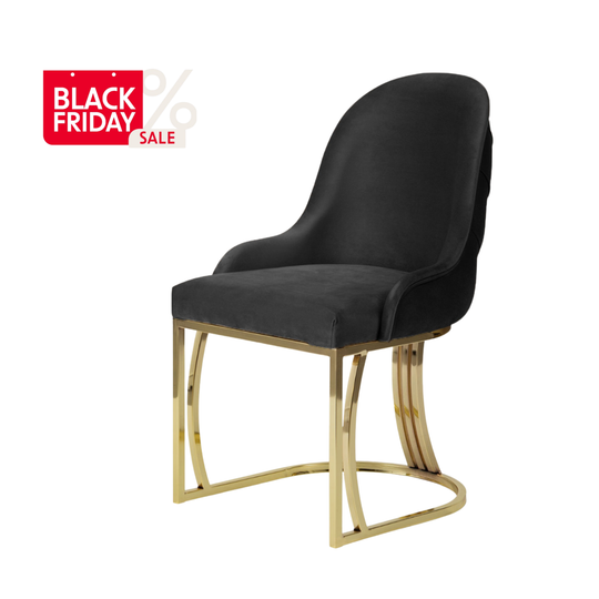 Scaun de lux din catifea, London Chester