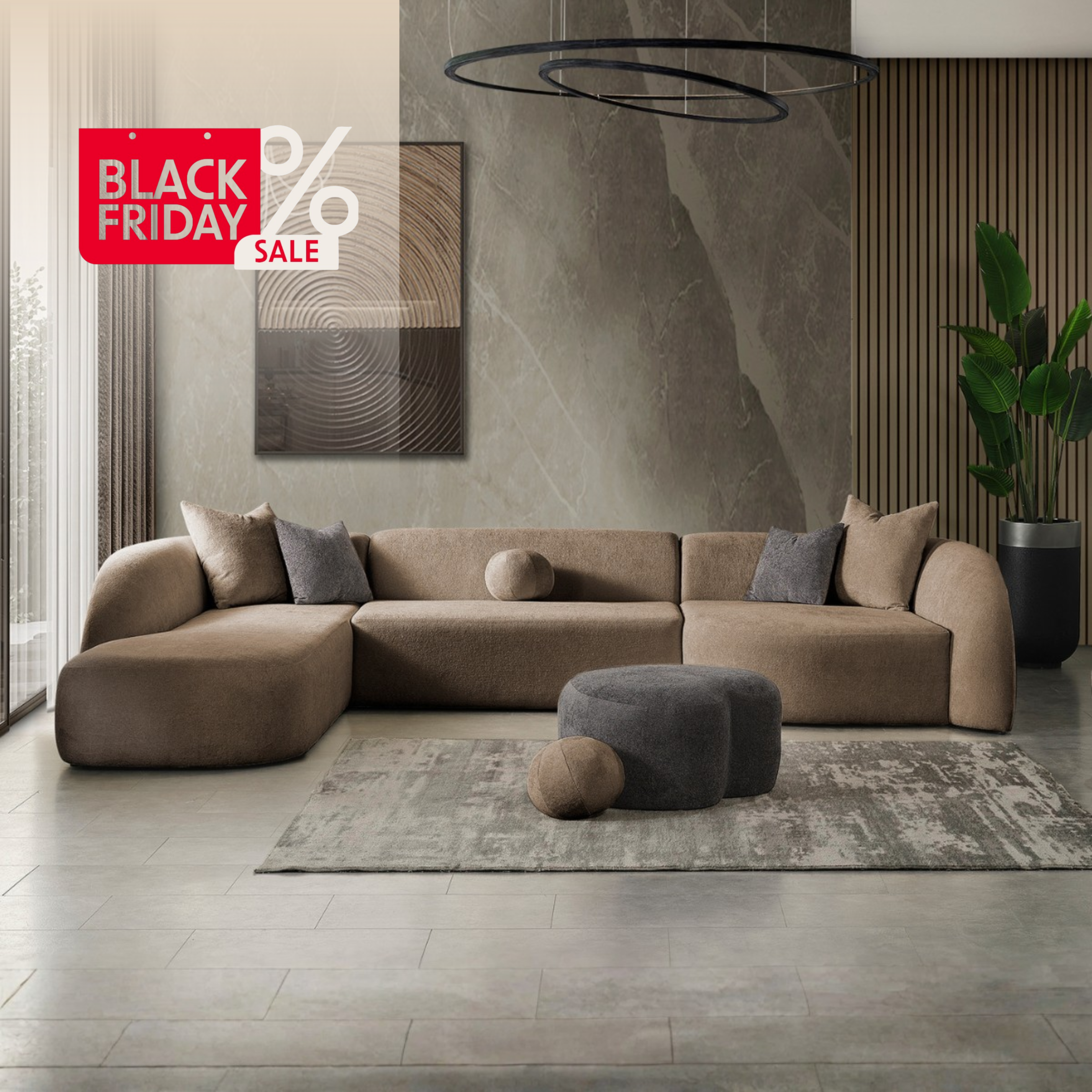 Colțar Modern Bucle, Love