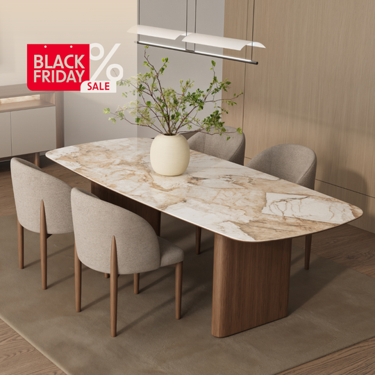 Masa de Dining Moderna, Destina cu blat ceramica