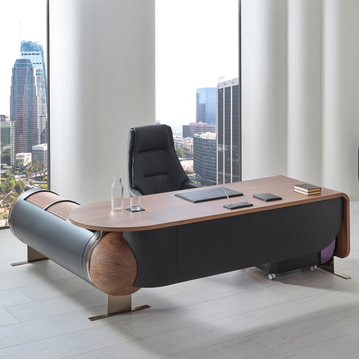 Birou managerial de lux, Genesus Walnut