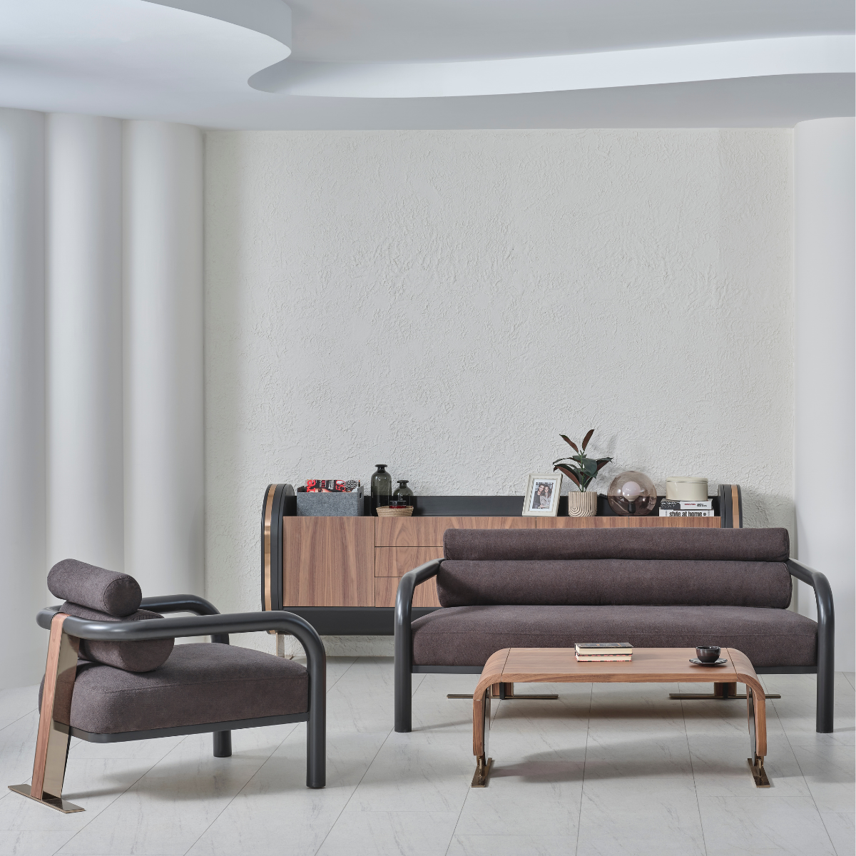 Birou managerial de lux, Genesus Walnut