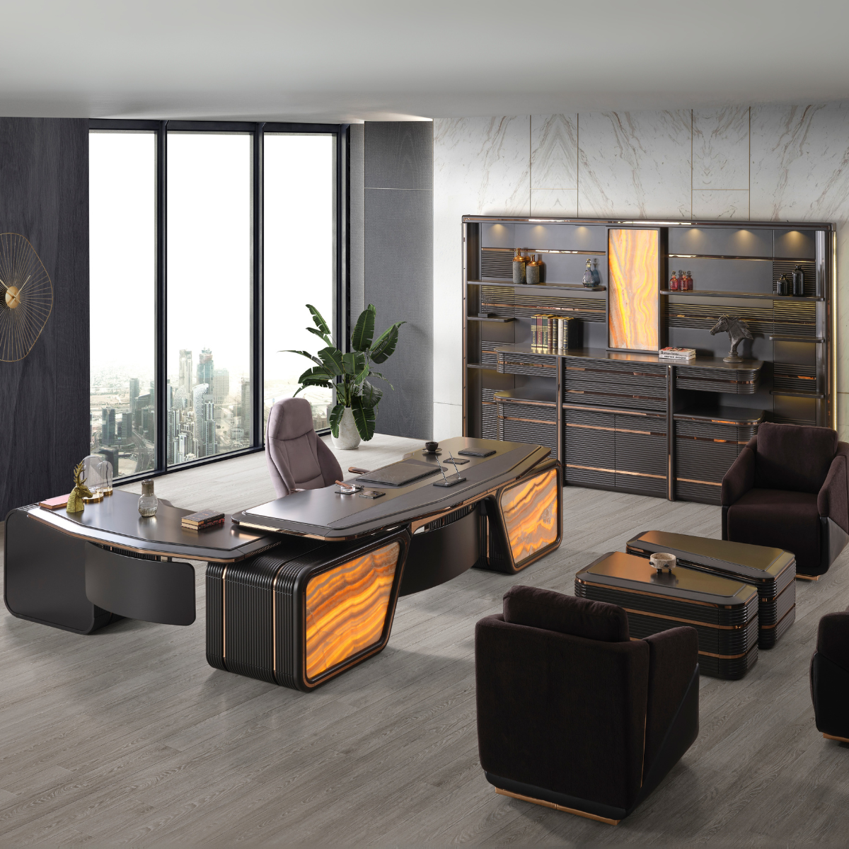 Birou managerial, Vertus