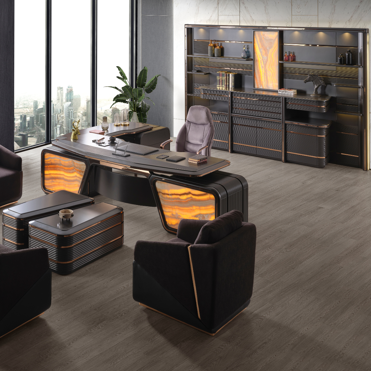 Birou managerial, Vertus