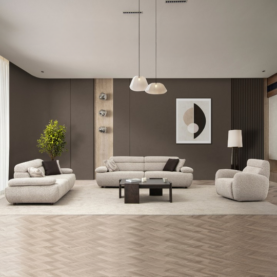 Set Canapea Bucle cu Fotolii, Nosta