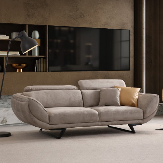 Canapea Moderna cu Recliner, Hermes, grej