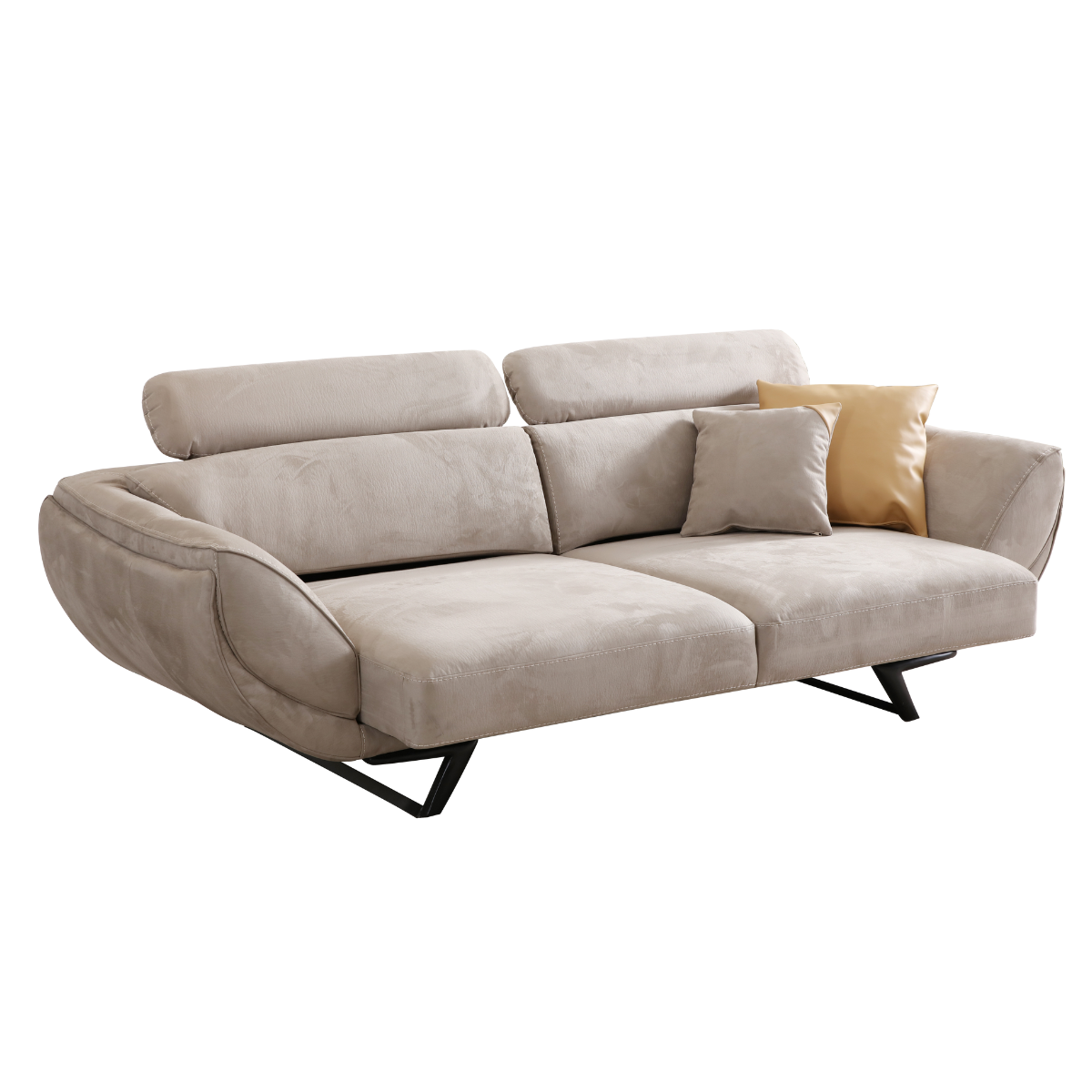 Set Canapea Moderna cu Recliner si Fotolii, Hermes