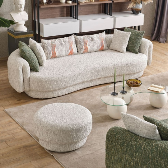 Canapea cu 3 locuri bucle Lotus