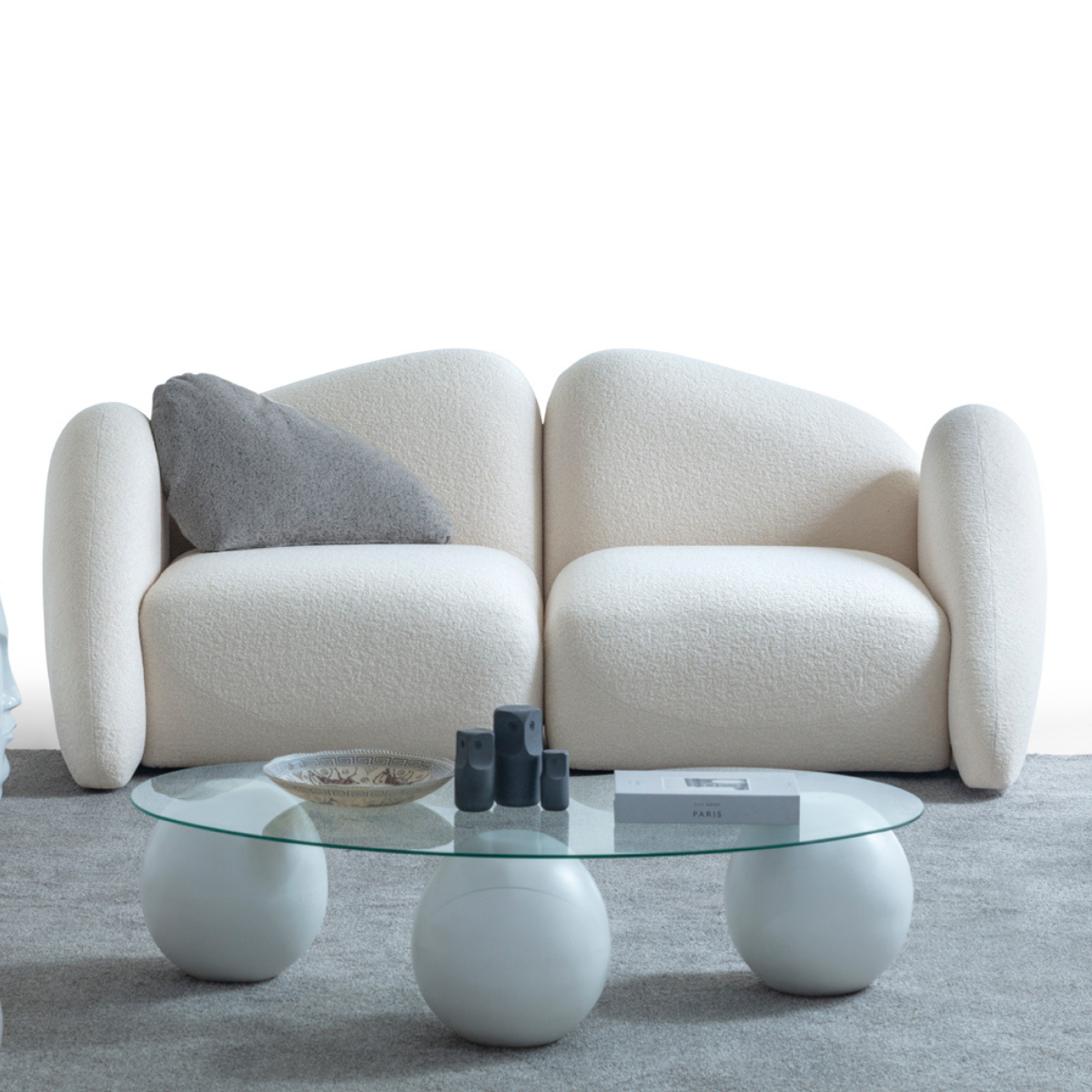 Canapea Modulara Bucle, Stone