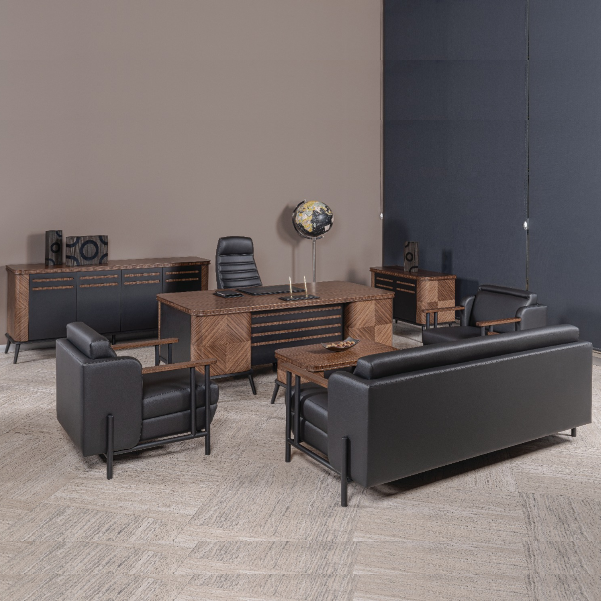 Birou managerial de lux, Crown