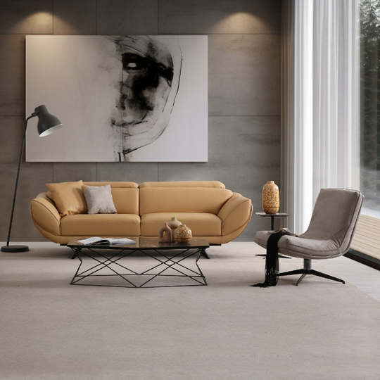 Set Canapea Moderna cu Recliner si Fotolii, Hermes