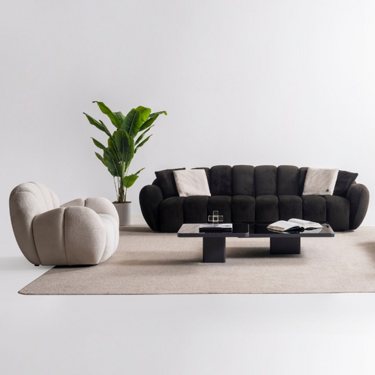 Set Canapele Bucle și Fotolii, Puffy