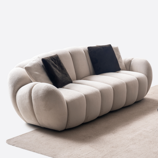 Canapea de 3 locuri Bucle, Puffy