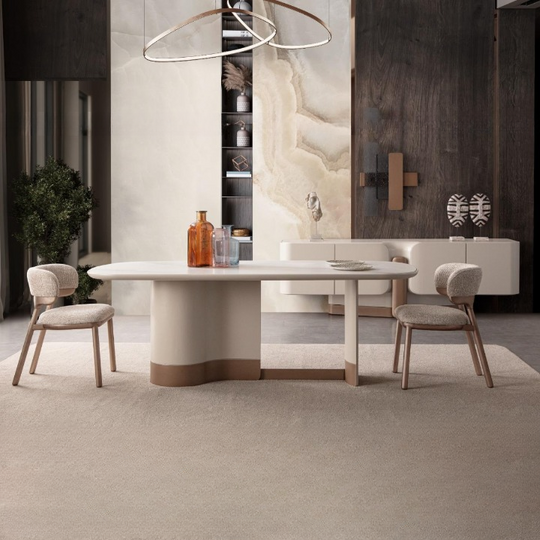 Set Masa de Dining cu 4 Scaune, Ravelo