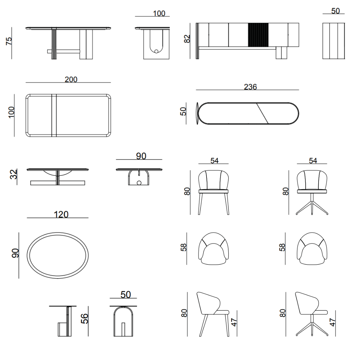 Colectia de Living si Dining de lux, Fin