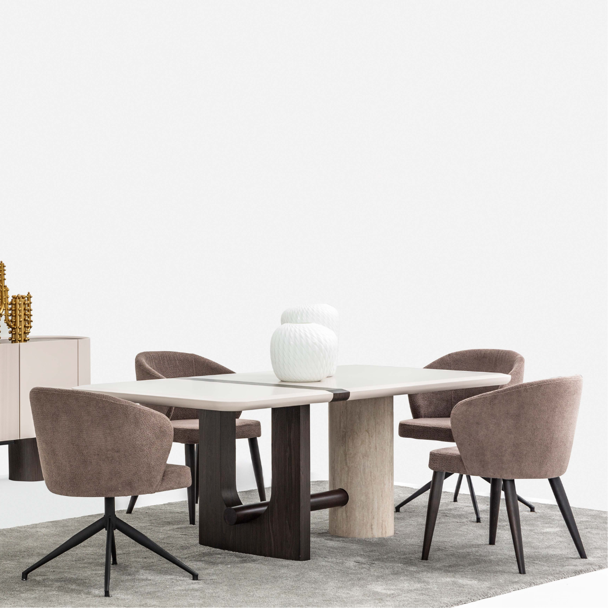 Masa Dining de lux, Fin
