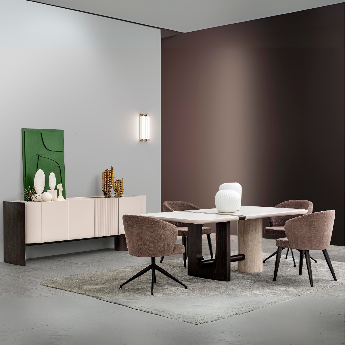 Masa Dining de lux, Fin