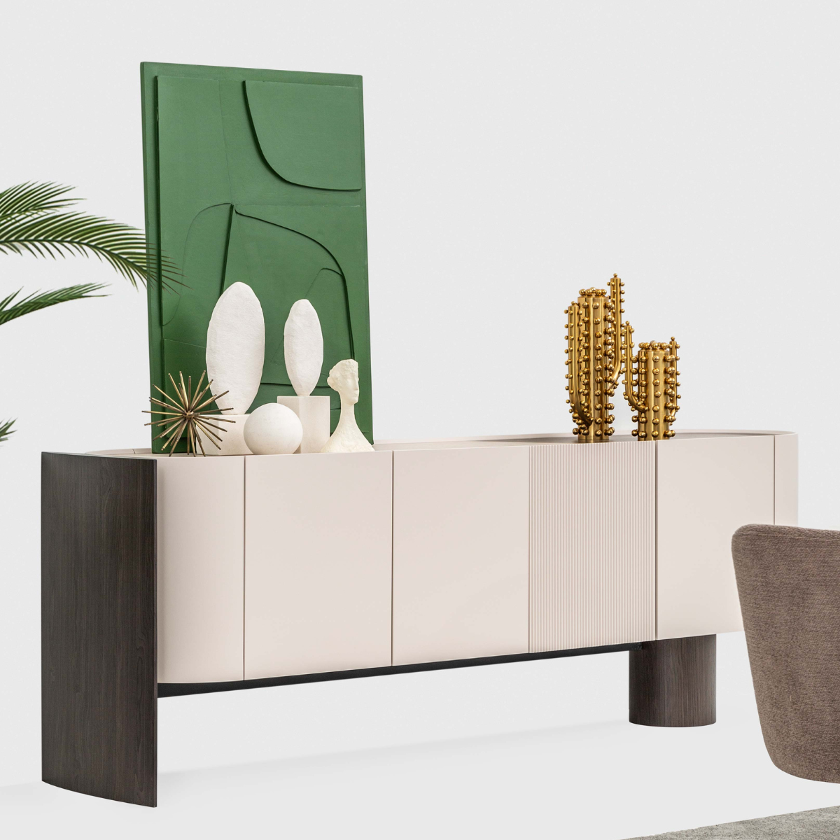 Comoda Dining de lux, Fin