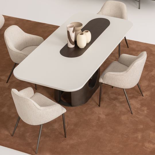 Set Masa cu Scaune de Dining, Kaju