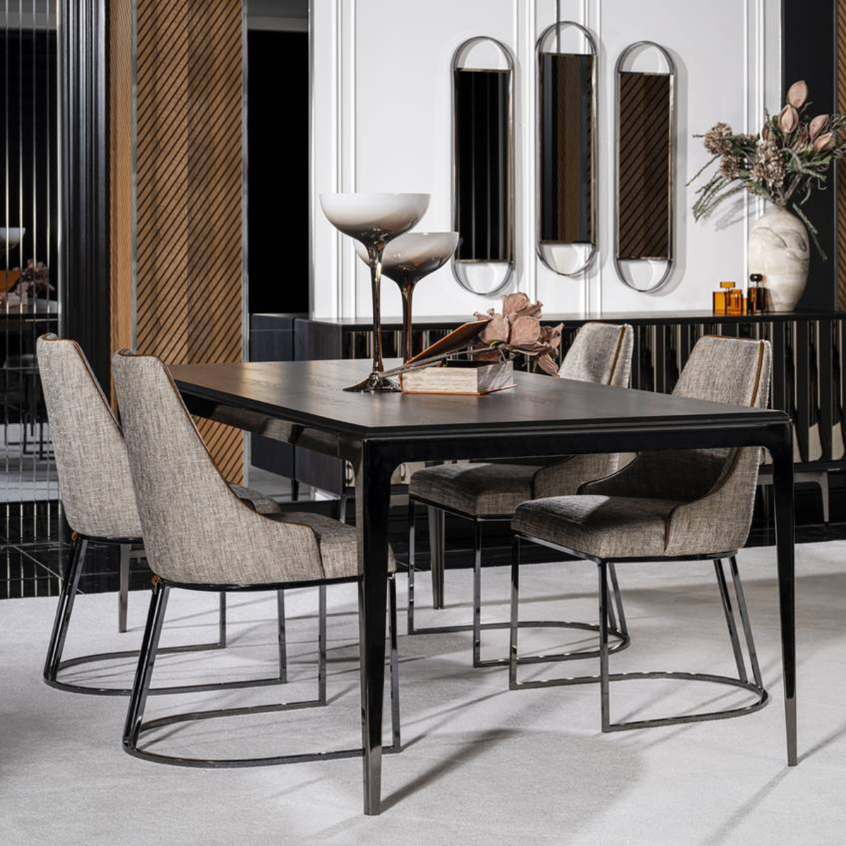 Masa de Dining Moderna, Luci