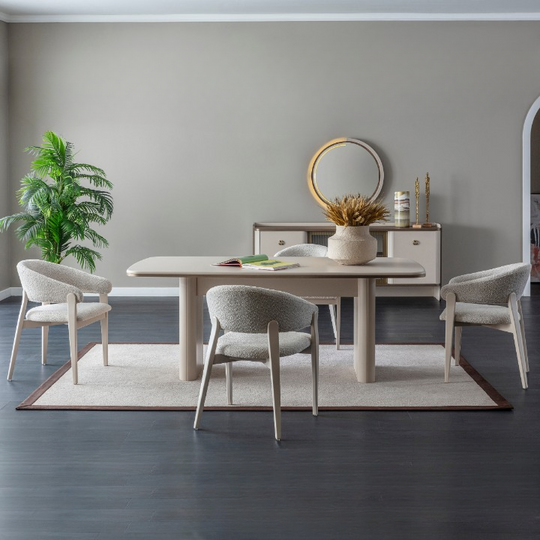 Set Masa de Dining cu Scaune, Modena