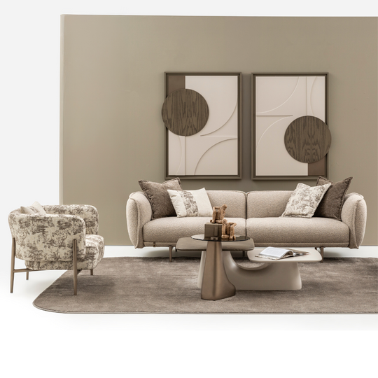 Set Canapea Bucle cu Fotolii, Monge