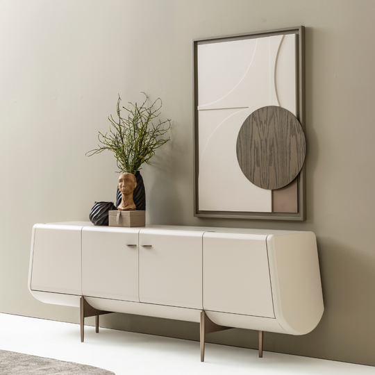 Comoda de Dining Moderna cu Tablou, Monge