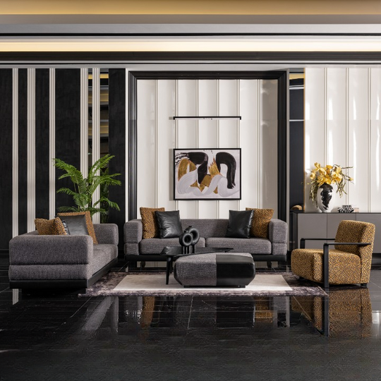 Set Canapea Moderna cu Fotolii, Natura