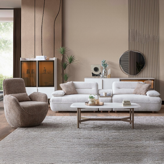 Set Canapea Moderna cu Fotolii, Noble