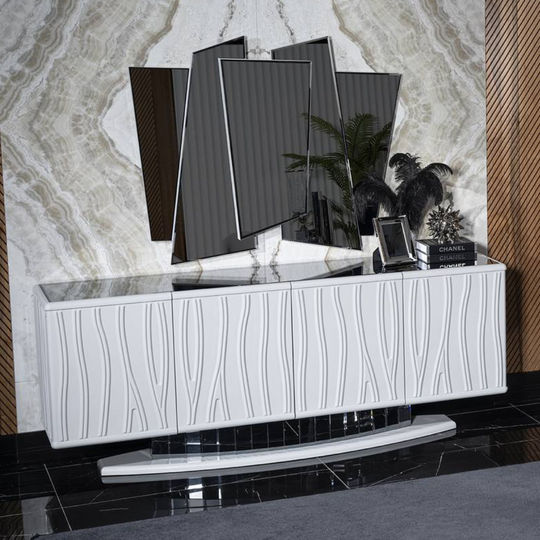 Comoda de Dining cu Oglinda, Norva