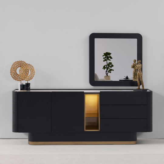 Comoda de Dining cu Oglinda, Petra