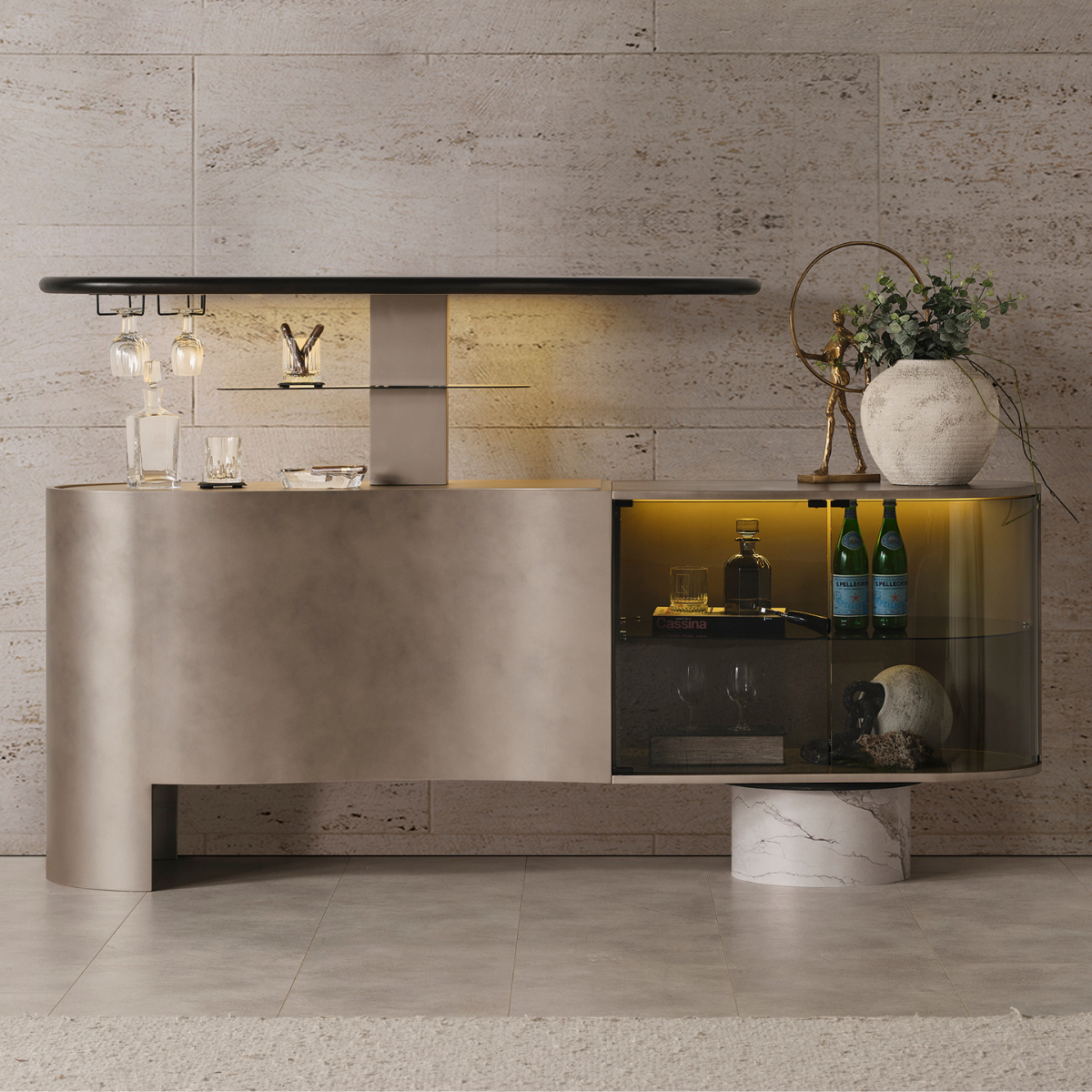 Comoda de Dining Tip Bar, TeSsla